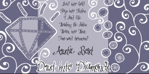 Austie Bost Dust into Diamonds Font Download