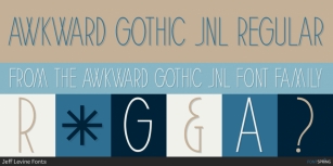 Awkward Gothic JNL Font Download