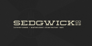 Sedgwick Co 2.0 Font Download