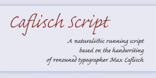 Caflisch Script Pro Font Download