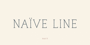 Naive Line Font Download