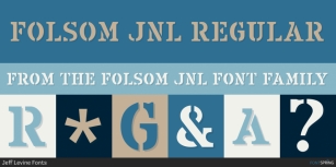 Folsom JNL Font Download