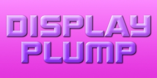 Display Plump Font Download