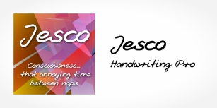 Jesco Handwriting Pro Font Download