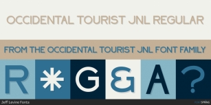 Occidental Tourist JNL Font Download