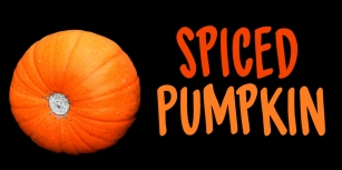 Spiced Pumpkin Font Download