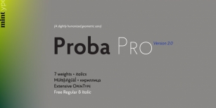 Proba Pro Font Download