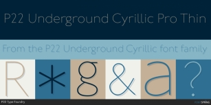 P22 Underground Cyrillic Font Download