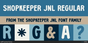 Shopkeeper JNL Font Download