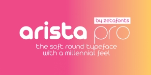 Arista Pro Font Download