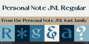 Personal Note JNL Font Download