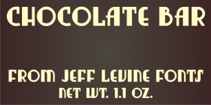 Chocolate Bar JNL Font Download
