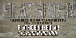 Flatsider JNL Font Download