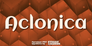 Aclonica Pro Font Download