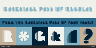 Backstage Pass NF Font Download