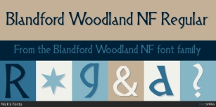 Blandford Woodland NF Font Download