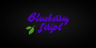 Blueberry Script Font Download