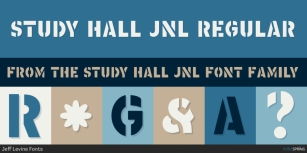 Study Hall JNL Font Download