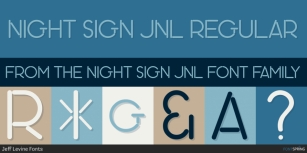 Night Sign JNL Font Download