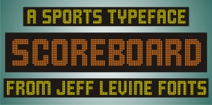 Scoreboard JNL Font Download