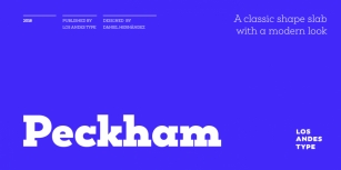 Peckham Font Download