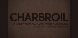 Charbroil Font Download