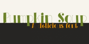 Pumpkin Soup Font Download