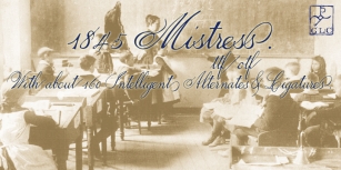 1845  Mistress Font Download