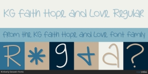KG Faith Hope and Love Font Download