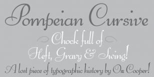 Pompeian Cursive Font Download