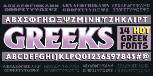 Greek Font Set 1 Font Download