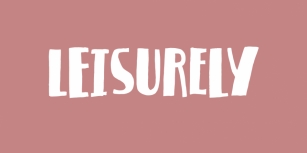 Leisurely Font Download