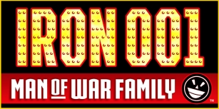 IRON MAN OF WAR Font Download