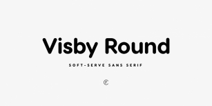 Visby Round CF Font Download