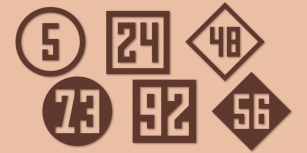 Numbers Style Three Font Download