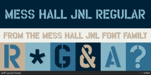 Mess Hall JNL Font Download