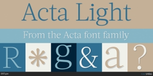 Acta Font Download