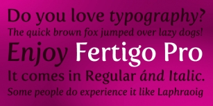 Fertigo Pro Font Download