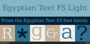Egyptian Text FS Font Download