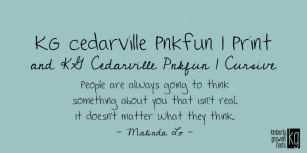 KG Cedarville Pnkfun1 Font Download