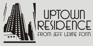 Uptown Residence JNL Font Download