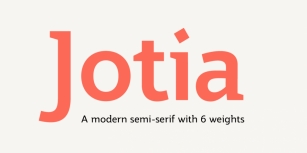 Jotia Font Download