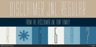 Disclaimer JNL Font Download