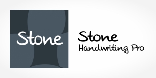 Stone Handwriting Pro Font Download