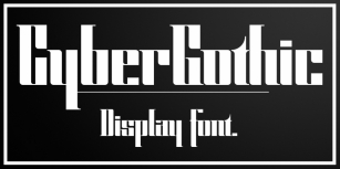 CyberGothic Font Download