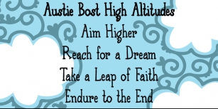Austie Bost High Altitudes Font Download