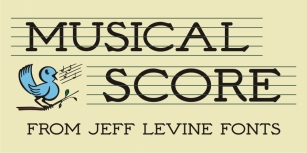 Musical Score JNL Font Download