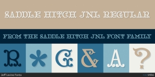 Saddle Hitch JNL Font Download