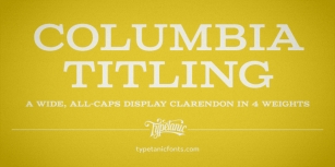 Columbia Titling Font Download