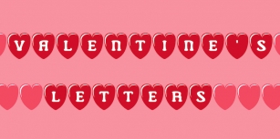 Valentines Letters Font Download